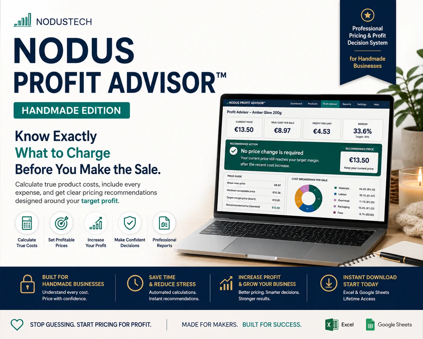 Nodus Profit Advisor — Handmade Edition